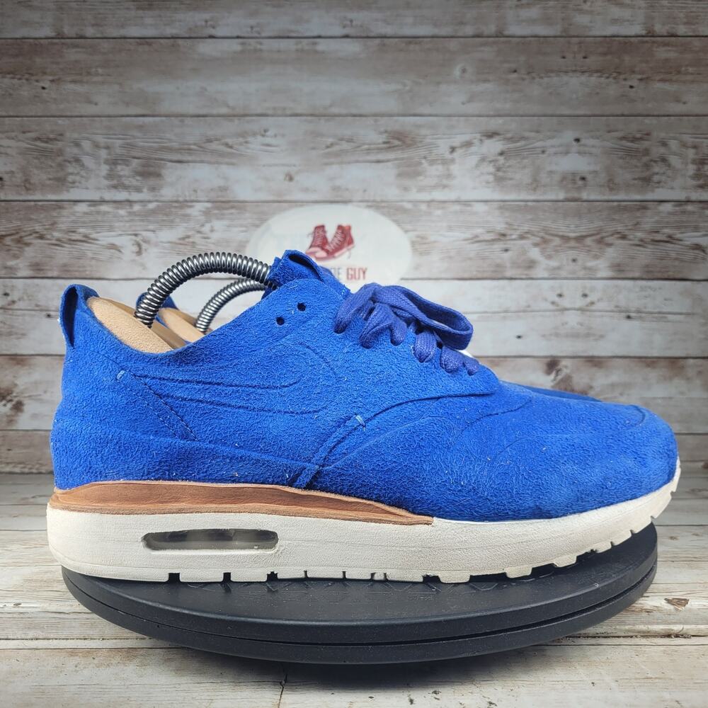 Nike Air Max 1 Royal Sneakers Men's Size 8.5 Game Royal Blue Suede Lace Up Shoes
